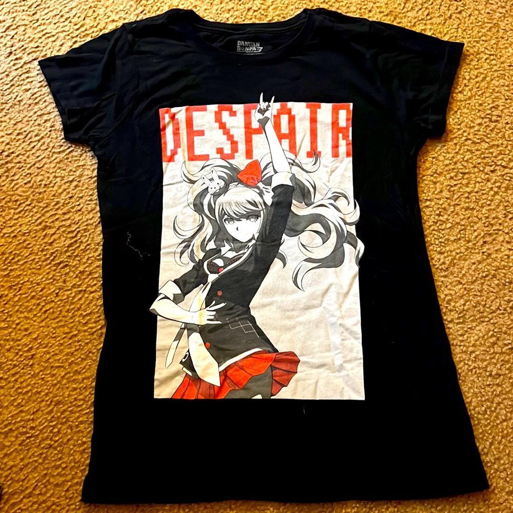 W T-shirt Black Size S